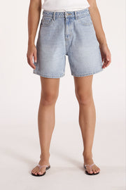 Grace Denim Short - Capri Blue