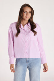 Kendall Shirt - Pink Stripe