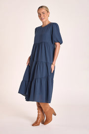 Elle Dress - Navy