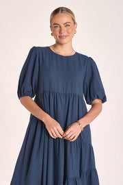 Elle Dress - Navy