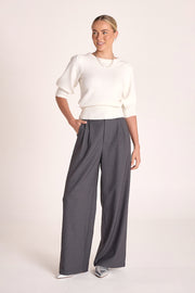 Estelle Knitted Top - White