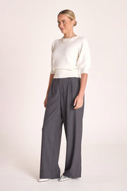 Estelle Knitted Top - White