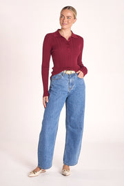 Lilah Top - Burgundy