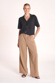 Goldie Knitted Shirt - Black