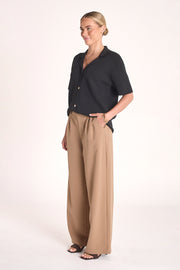 Goldie Knitted Shirt - Black
