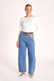 Lilly Long Sleeve Top - White