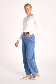 Lilly Long Sleeve Top - White