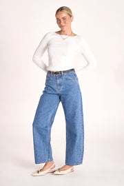 Lilly Long Sleeve Top - White