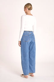 Lilly Long Sleeve Top - White