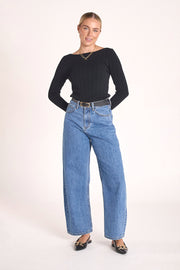 Lilly Long Sleeve Top - Black