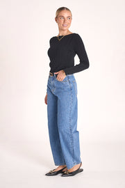 Lilly Long Sleeve Top - Black