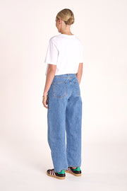 Carlee V Neck Tee - White