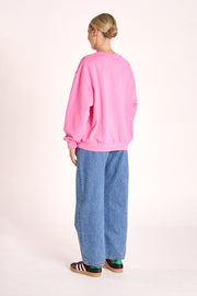 Holiday Logo Crew - Pink
