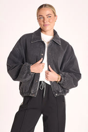 Jordan Denim Bomber - Black