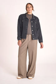 Hugh Denim Jacket - Black