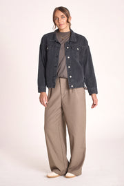 Hugh Denim Jacket - Black