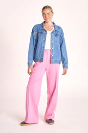 Hugh Denim Jacket - Classic Blue