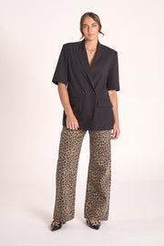 Boston Short Sleeve Blazer - Black