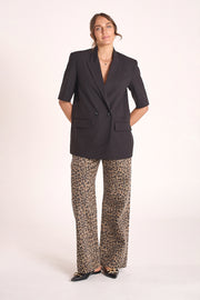 Boston Short Sleeve Blazer - Black