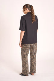Boston Short Sleeve Blazer - Black