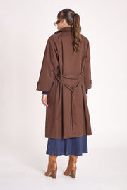 London Trench Coat - Chocolate