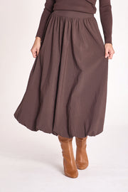 Aria Skirt - Chocolate