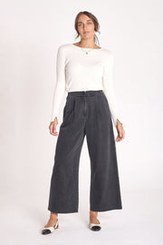 Arlo Cropped Pant - Black