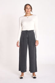 Arlo Cropped Pant - Black