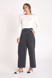 Arlo Cropped Pant - Black