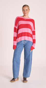 Avery Knit - Candy Stripe