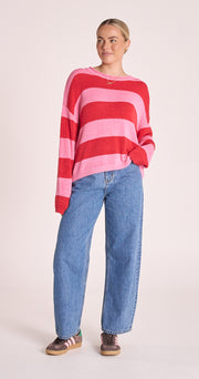 Avery Knit - Candy Stripe