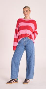 Avery Knit - Candy Stripe