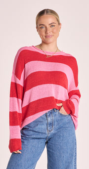 Avery Knit - Candy Stripe