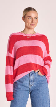 Avery Knit - Candy Stripe