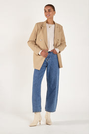 Hayley Blazer Camel – Feather Noise