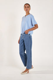Hartley Top - Powder Blue
