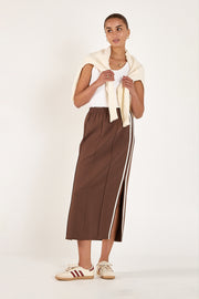 Noah Skirt - Chocolate Cream Stripe