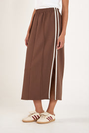 Noah Skirt - Chocolate Cream Stripe