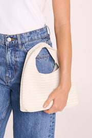 Eliana Handle Bag - Bone