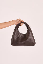 Eliana Handle Bag - Chocolate