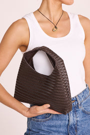 Eliana Handle Bag - Chocolate