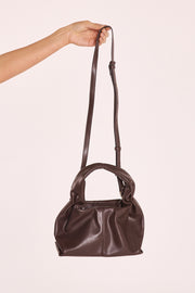 Gloria Handle Bag - Chocolate