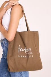 Yarraville Tote Bag - Chocolate