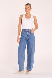 Lola Barrel Jean - Deep Blue