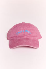 Gigi Washed Denim Cap - Holiday Pink