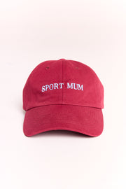 Lulu Cap - Sport Mum Burgundy