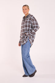 PRE-ORDER Luca Shirt - Blue Chocolate Check