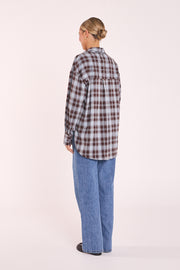 PRE-ORDER Luca Shirt - Blue Chocolate Check