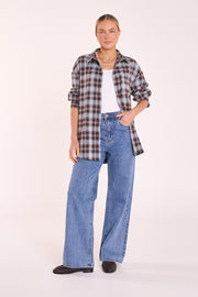 PRE-ORDER Luca Shirt - Blue Chocolate Check