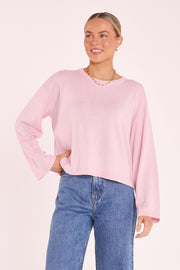 Hartley Long Sleeve Top - Pink